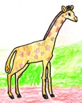 Kids Art Giraffes_Hunter